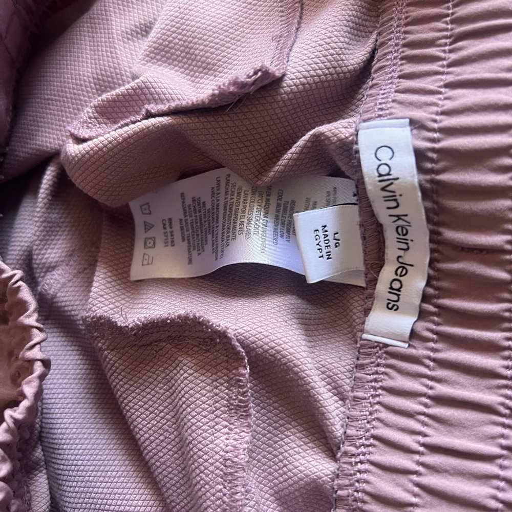 Calvin Klein Jeans Purple Sweatpants Relaxed Fit - Picture 2 of 3